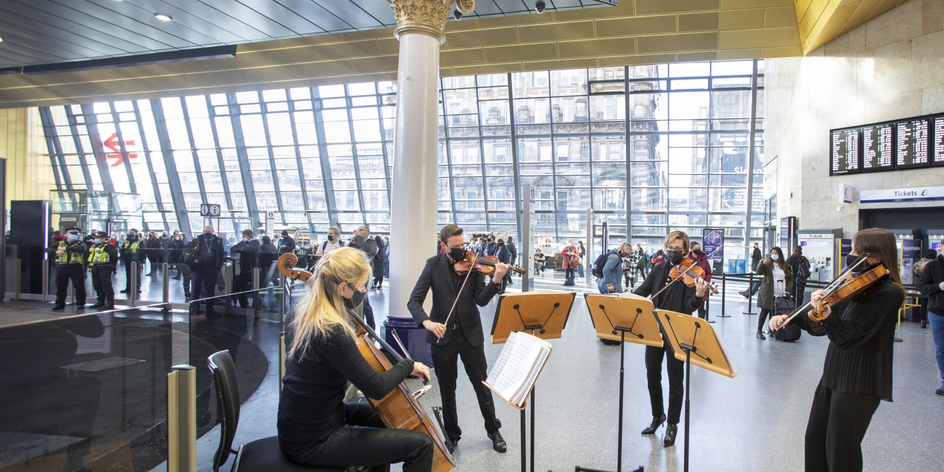 The RSNO celebrates the official opening of Glasgow’s new Queen Street Station